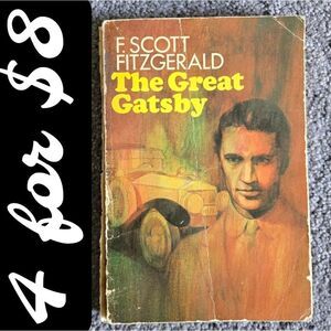 The Great Gatsby Vintage Cover Book